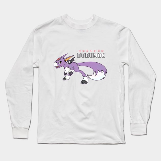 Digimon Dorumon Long Sleeve T-Shirt by Kaiserin